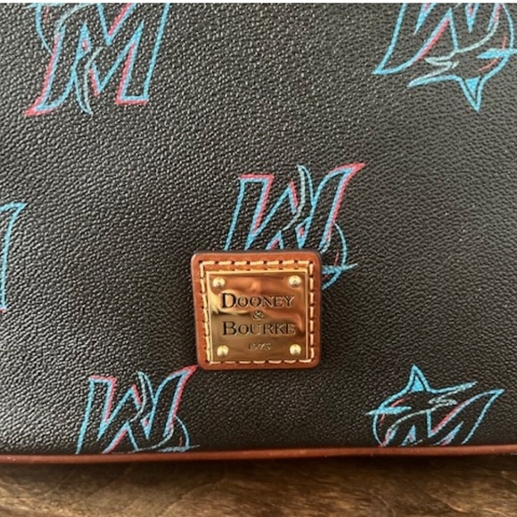 Dooney & Bourke MLB Miami Marlins Large Satchel - Picture 3 of 11